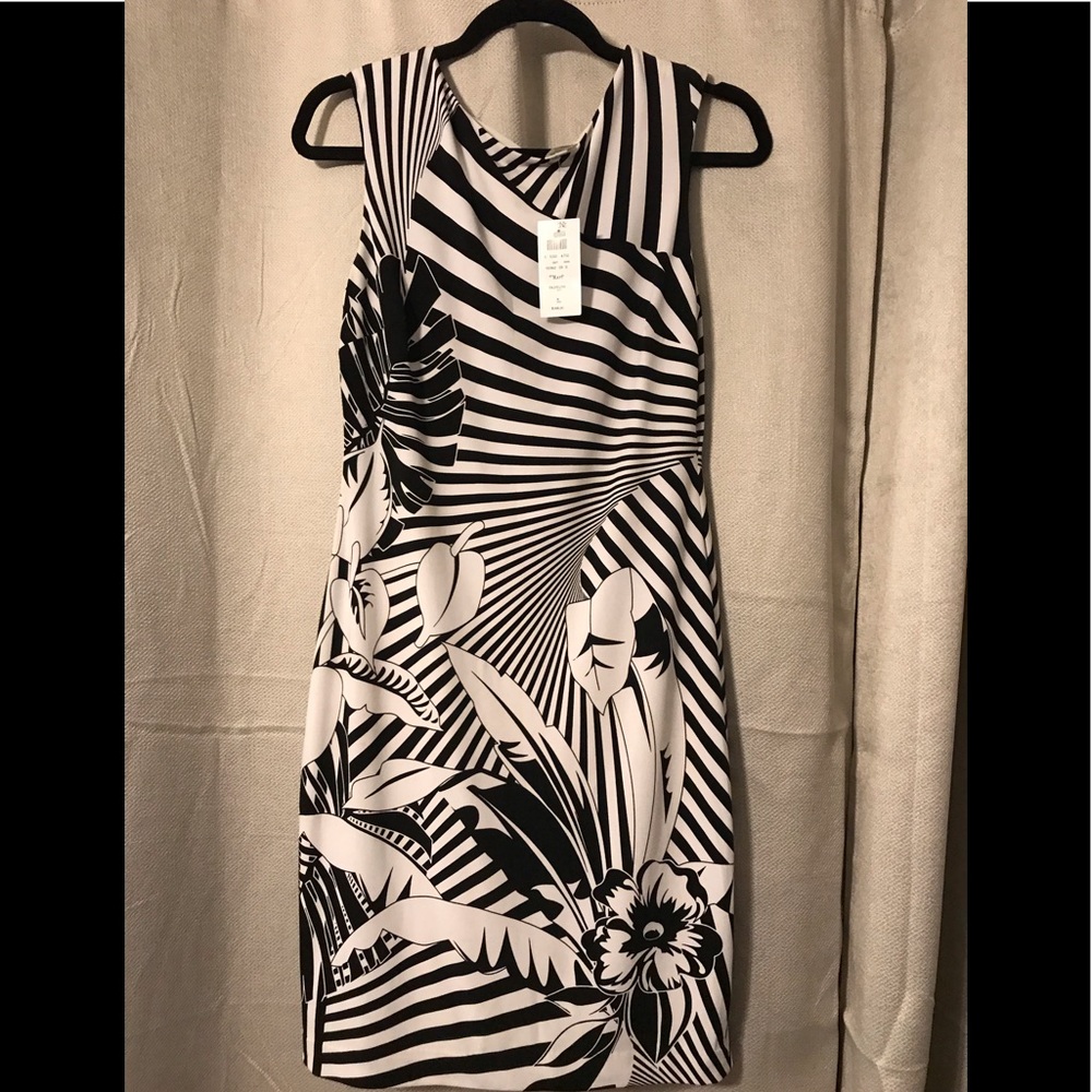 White and Black Dress